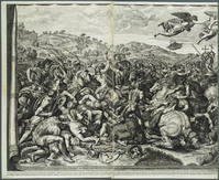 KG 00250
<br/>
Slag van Constantijn bij de Pons Milvius
<br/>
<em>Aquila, Pietro (1650 - 1692)</em>